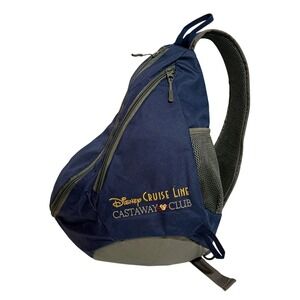 NWOT Disney Cruise Line Backpack Gray Mickey Shoulder Bag Playful Accessories